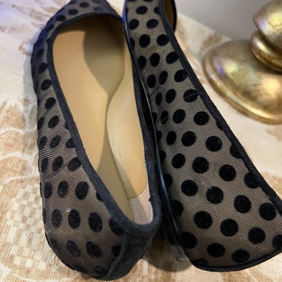Ann Taylor Polka Dot Fun Flats Party Shoes - Size 7 1/2 - Picture 7 of 7